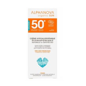 Alphanova SUN BIO SPF 50 allergische gevoelige huid - waterproof