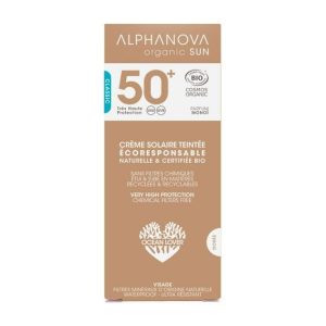 Alphanova SUN BIO SPF 50+ Getinte Gezichtscreme