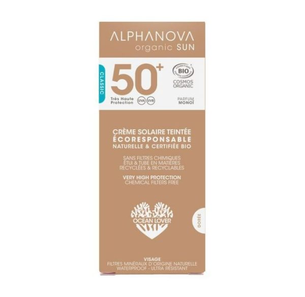 Alphanova SUN BIO SPF 50+ Getinte Gezichtscreme