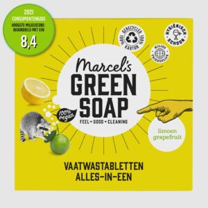 Marcels Green Soap Vaatwastabletten Grapefruit Limoen