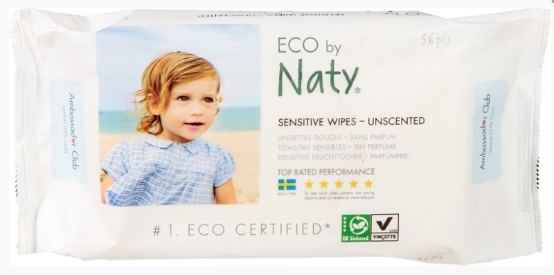 instructeur Richtlijnen pauze Eco by Naty babydoekjes geurvrij 56 st ( 3 pack ) - ZonderMeuk