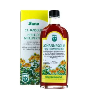 Sano Johannesolie huid- en massageolie met olijfolie en St. Janskruid
