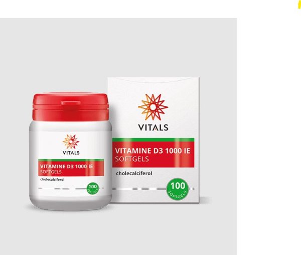 Vitals Vitamine D3 1000 IE Softgels