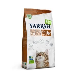 Yarrah Biologische Katten / Kitten Voer Graanvrij Kip en Vis