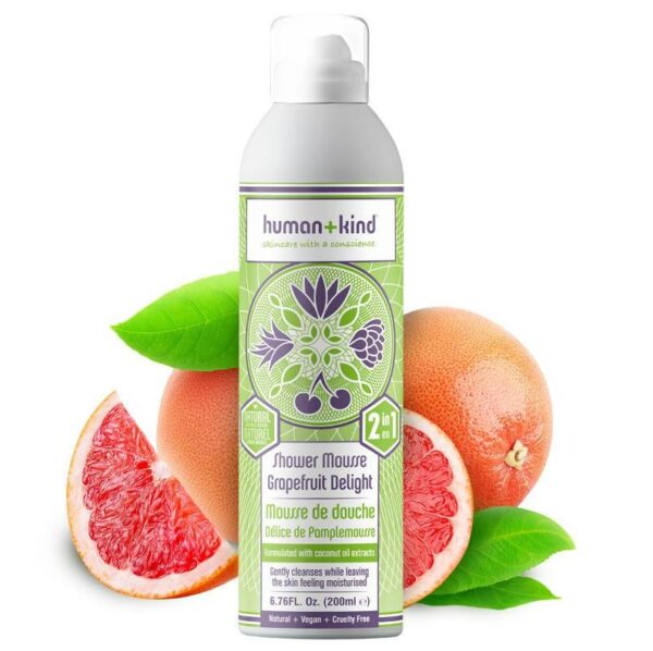 Human + Kind Shower Mousse Grapefruit Delight