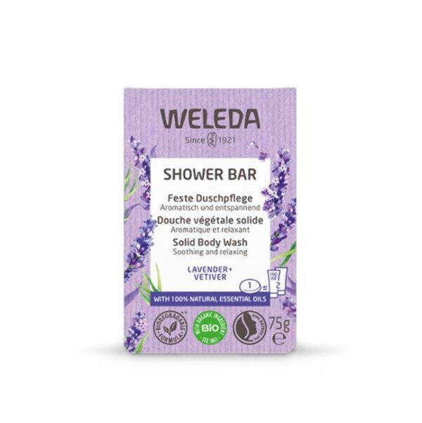 Weleda Shower Bar Lavender + Vetiver