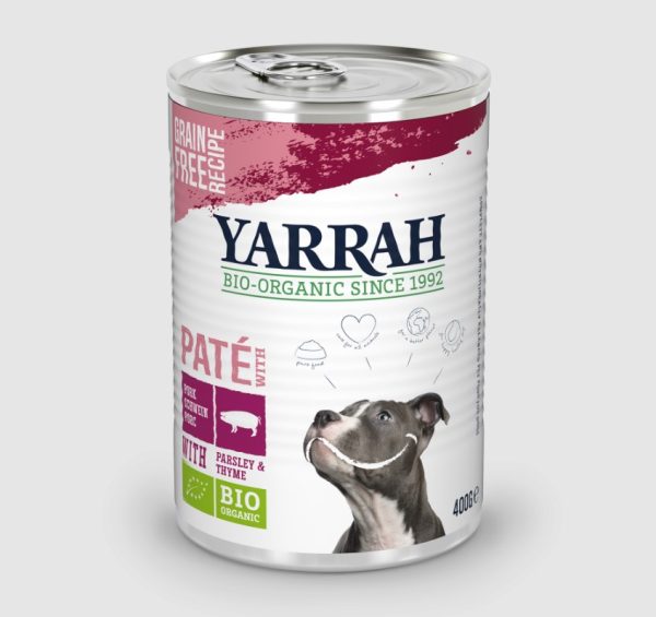 Yarrah Biologisch Hondenvoer Pate met Varkensvlees