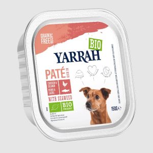 Yarrah Biologisch Hondenvoer Pate met Kip en Zalm