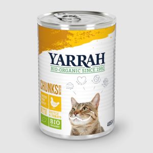 Yarrah Biologisch Kattenvoer Chunks met Kip