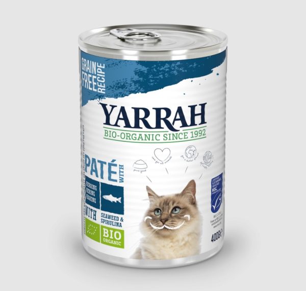 Yarrah Biologisch Kattenvoer Pate met Vis