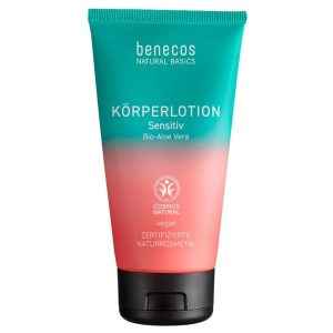 Benecos Natural Basics Bodylotion Sensitive 150ml – Hydraterende bodylotion met aloë vera en citroenmelisse