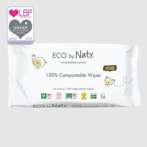 Eco by Naty Babydoekjes Ongeparfumeerd – Plasticvrije doekjes voor babyverzorging