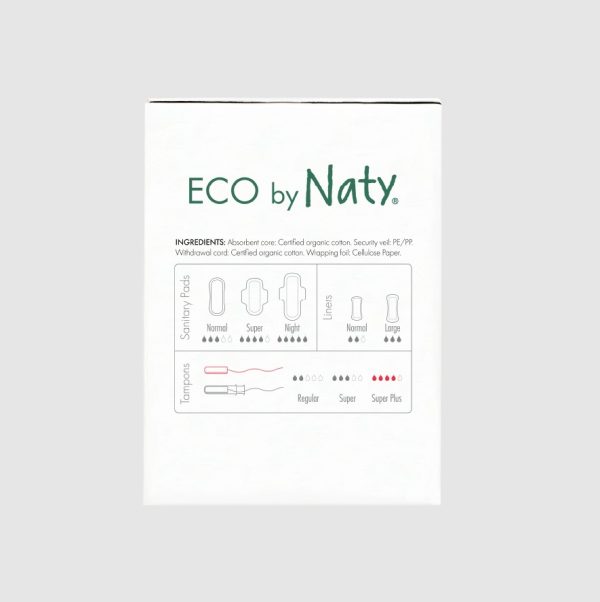 Eco by Naty Tampons Super Plus – Biologische tampons voor sterke dagen