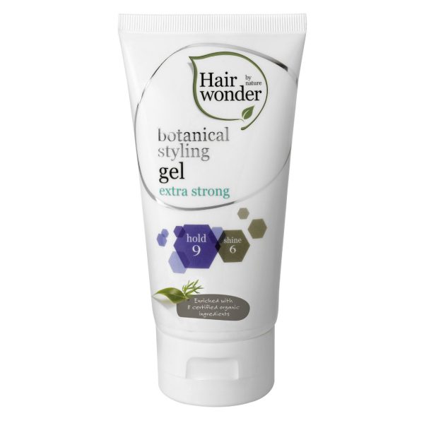 Hairwonder Botanical Styling Gel Extra Strong - Biologische stylinggel voor sterk en glanzend haar