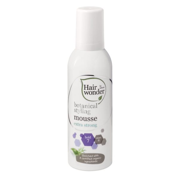 Hairwonder Botanical Styling Mousse Extra Strong: sterke versteviging en verzorging in één