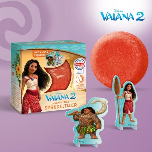 Outdoor Freakz Disney Vaiana 2 Bruis Bubbels Sprudeltaler in verpakking