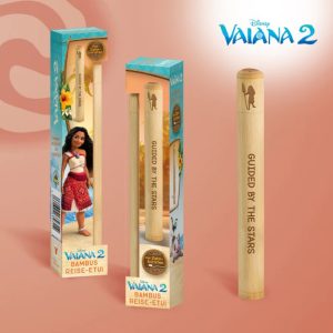 Bamboe tandenborstel houder met Disney Vaiana thema
