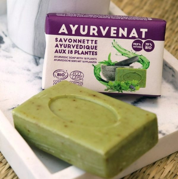 Ayurvenat Ayurvedische zeep – natuurlijke, handgemaakte zeep met traditionele Ayurvedische kruiden, geschikt voor een milde reiniging en verzorging van de huid