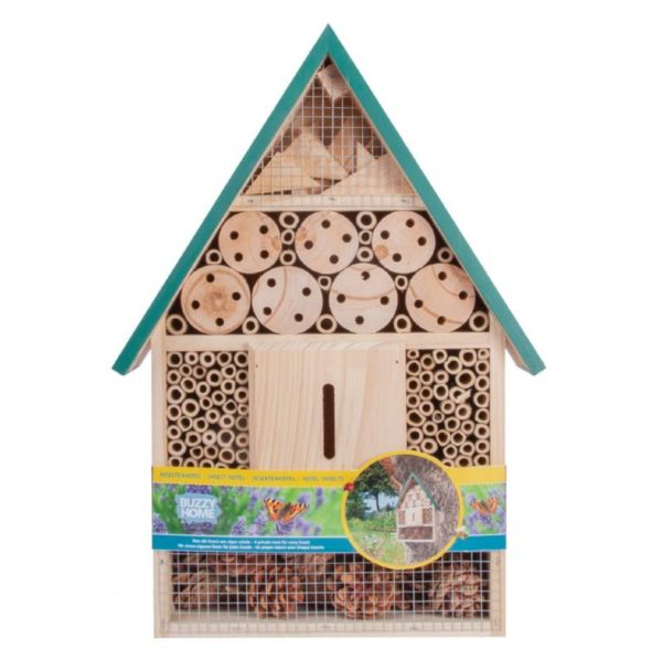 Buzzy Home Insectenhotel – Duurzaam insectenhuis voor bijen, vlinders en lieveheersbeestjes