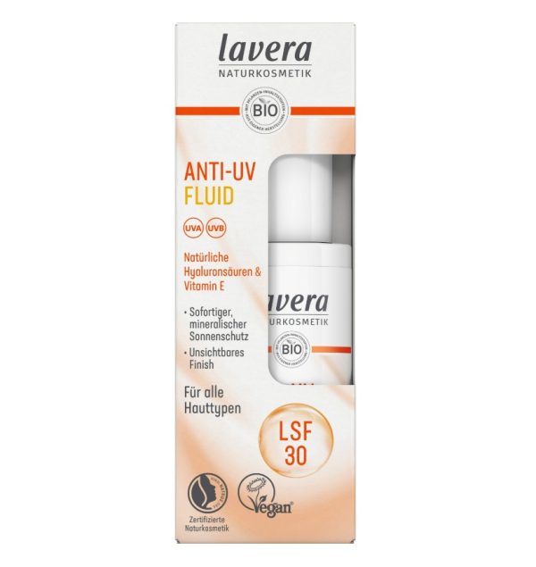 Lavera Anti-UV Fluid SPF 30 voor dagelijkse bescherming