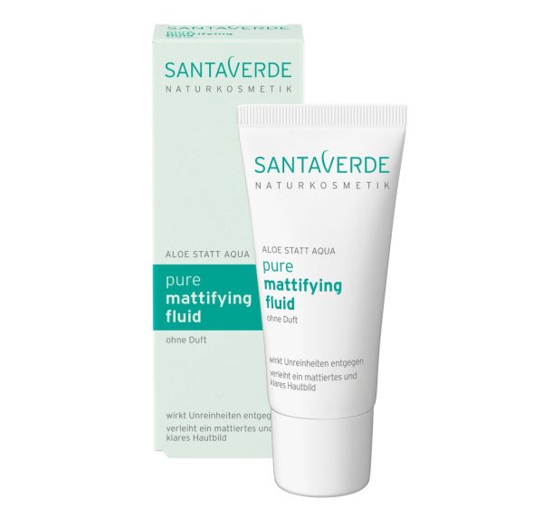 Santaverde Pure Mattifying Fluid – Natuurlijk gezichtsfluid tegen onzuiverheden