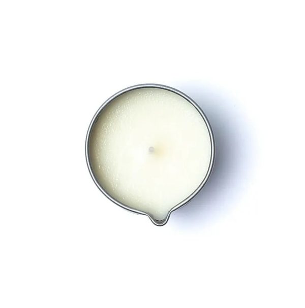 Natuurlijke ontspannende massagekaars met ylang-ylang en litsea cubeba