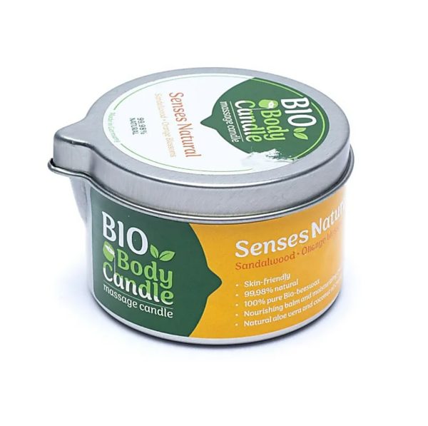 BIO Massagekaars Sandelhout & Sinaasappelbloesem - Afbeelding 2