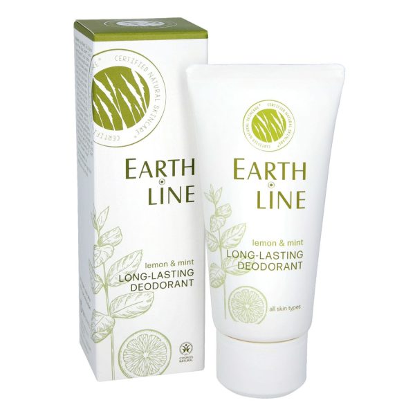 Earth Line natuurlijke deodorant citroen en munt zonder aluminiumzouten