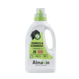 Almawin Wasmiddel Donker & Zwart 750 ml – vegan wasmiddel voor zwarte kleding