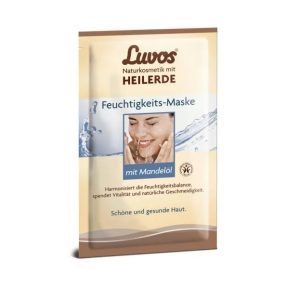 Luvos vochtinbrengend gezichtsmasker met amandelolie en heilerde