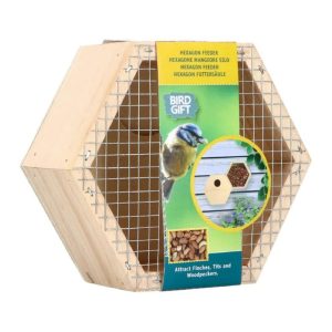 Bûten Home Hexagon feeder voor vogels en insecten 13 x 15 x 10 cm
