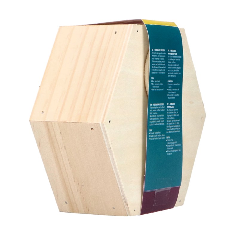 Bûten Home Hexagon Feeder Vogel- en Insectenhuisje - Afbeelding 4