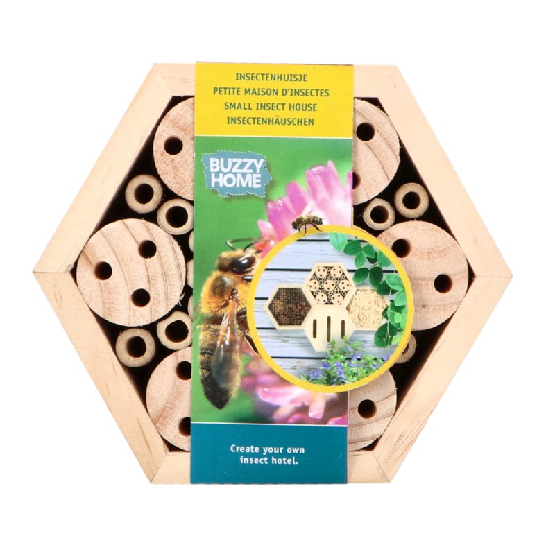 Bûten Home Hexagon bijen insectenhuisje voor tuin