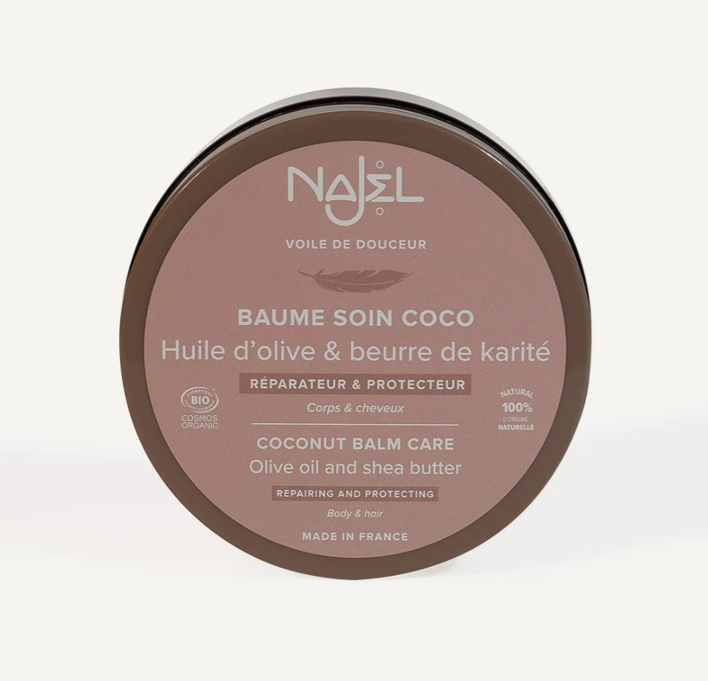 Najel Coconut Care Balm natuurlijke kokos balsem voor huid en haar