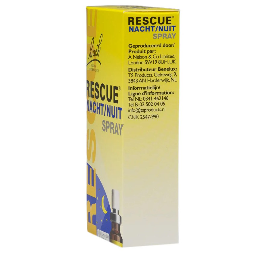 Bach Rescue Remedy Spray Nacht informatie